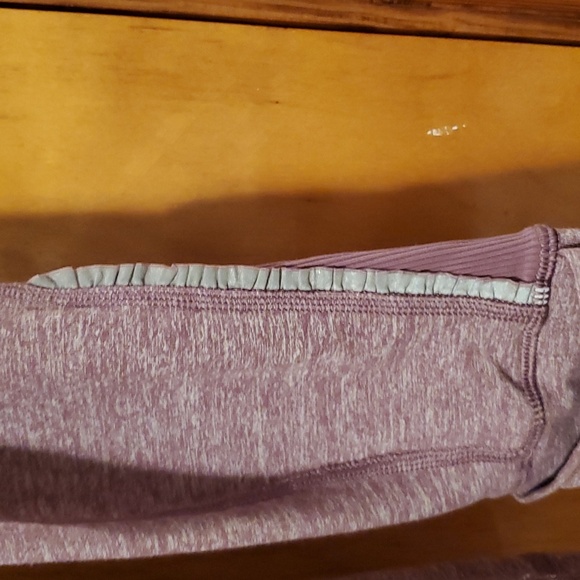 Lululemon Run Full Tilt Purple Space Dye Half Zip Jacket Pullover. Size 8 - Picture 3 of 16